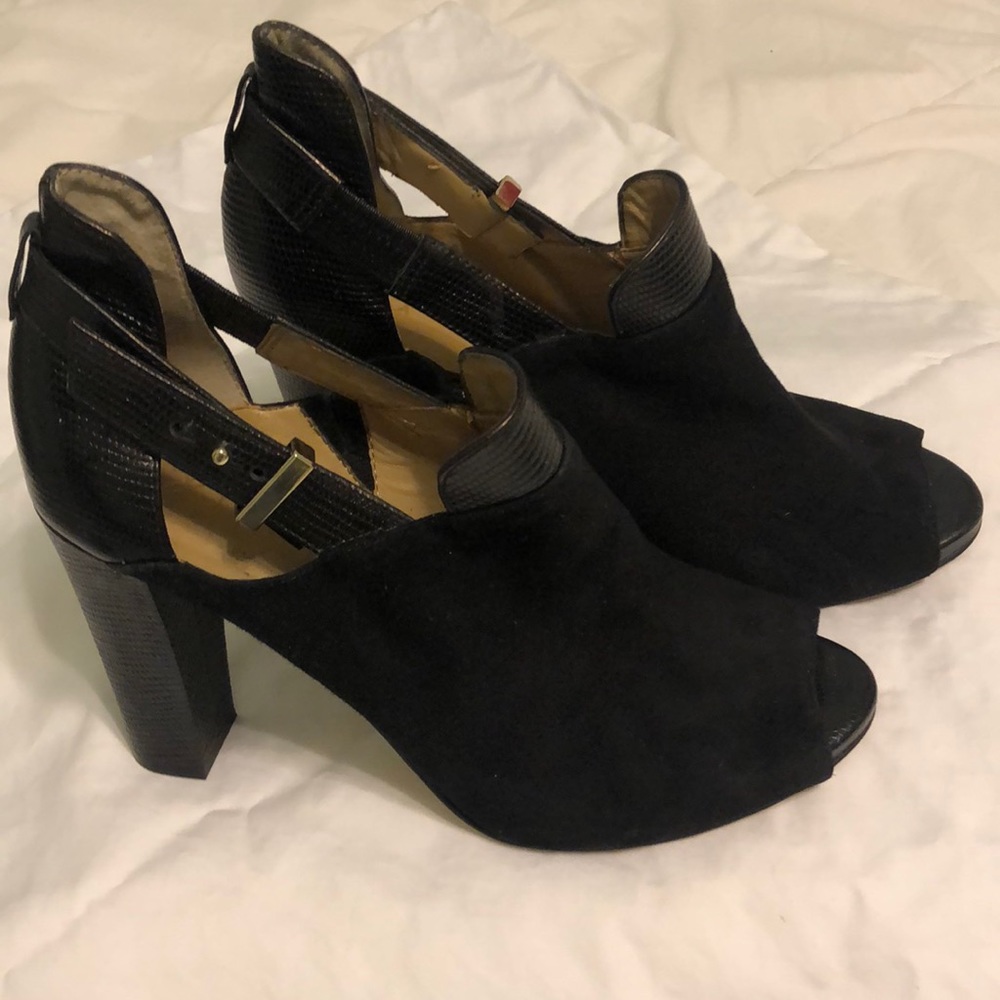 Ann Taylor Peep Toe Booties